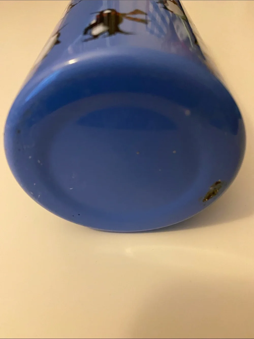VERA BRADLEY Blue 25 oz Stainless Steel Playful Penguins Water Bottle With Lid
